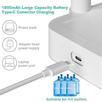 Water Gallon Pump Portable Electric Water Dispenser for Household Camping Smart  Automatic Drinking Water Bottle Gallon Pump